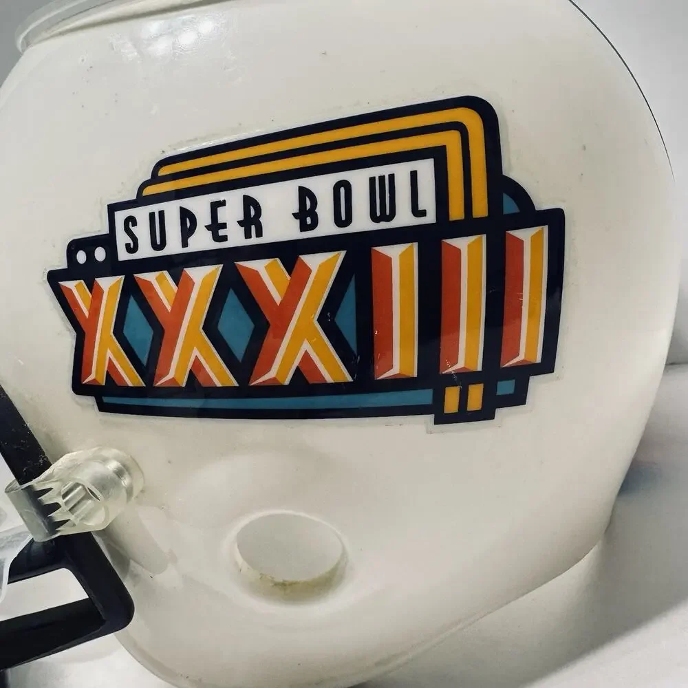 Miami Dolphins Football Helmet Chips & Dip Snack Super Bowl Party XXXIII Vintage